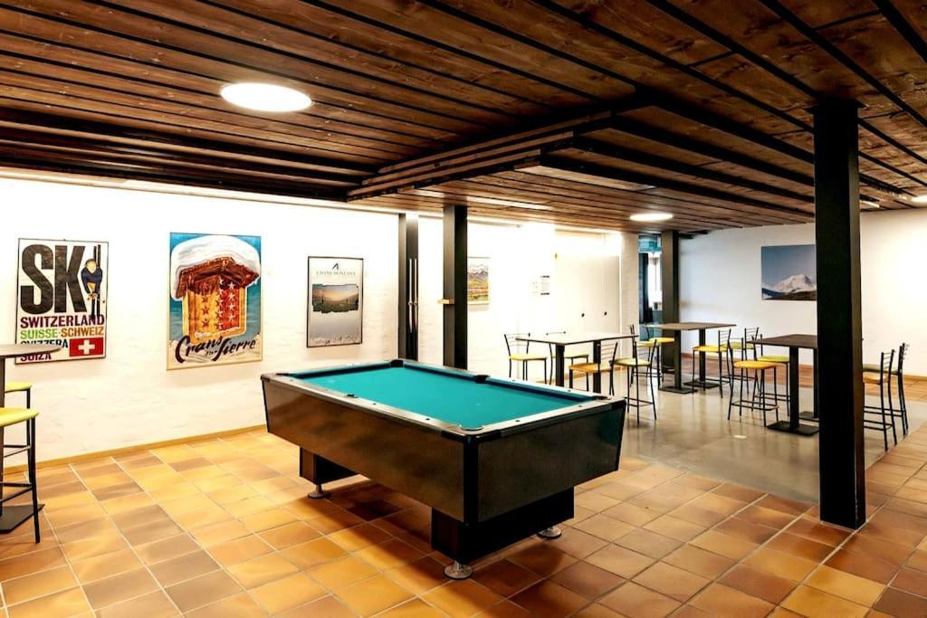 Small But Wow! Studio With Pool @ The Central Lake Crans-Montana Exterior foto